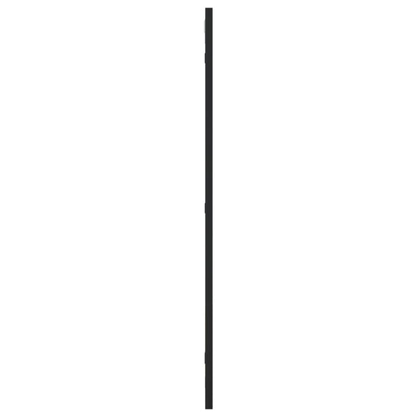 Schwarzer Wandspiegel Soriana 40x80cm (Eisen, rechteckig)