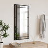 Schwarzer Wandspiegel Soriana 40x80cm (Eisen, rechteckig)