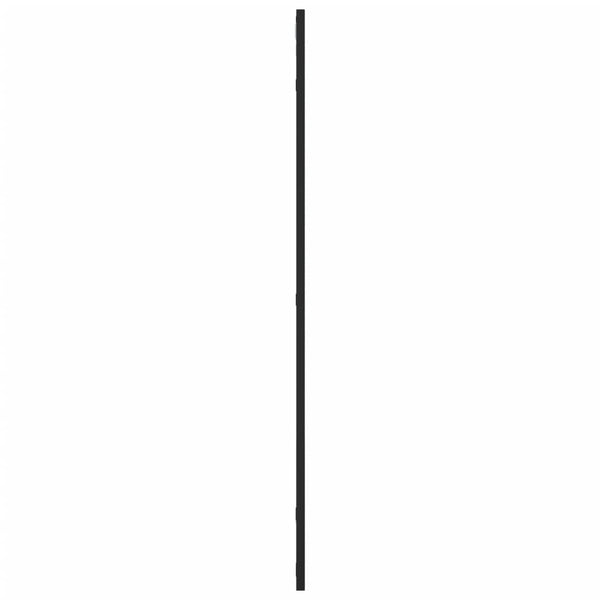 Schwarzer Wandspiegel Soriana 50x100cm (Rechteck Eisen)
