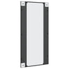 Schwarzer Wandspiegel Soriana 50x100cm (Rechteck Eisen)