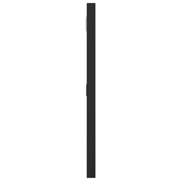 Schwarzer Wandspiegel Soriana 30x30cm (Quadrat Metall)