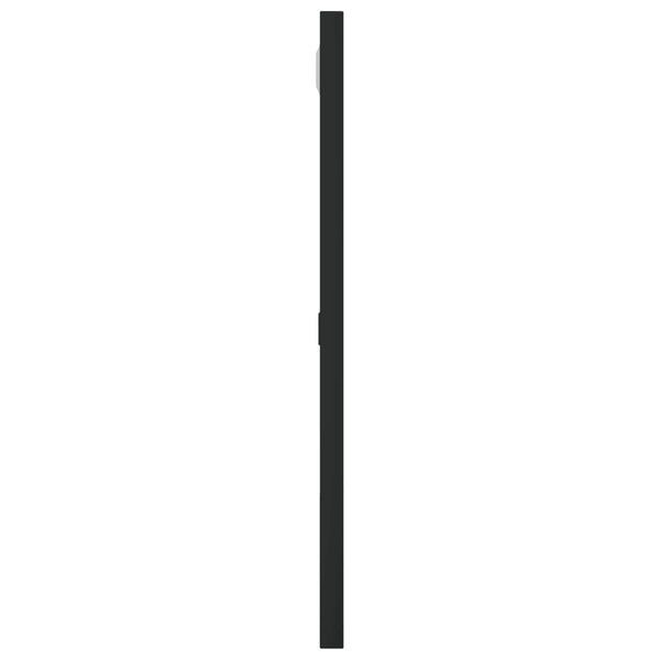 Schwarzer Wandspiegel Soriana 40x40cm (Quadrat Eisen)