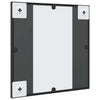 Schwarzer Wandspiegel Soriana 40x40cm (Quadrat Eisen)