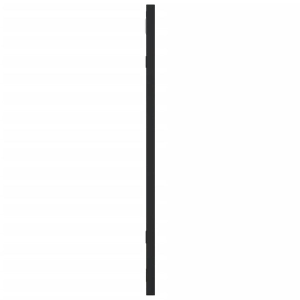 Schwarzer Wandspiegel Soriana 50x50cm (quadratisch Eisen)