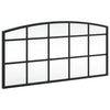 Schwarzer Wandspiegel Fidelia 60x30cm (Eisenbogen)