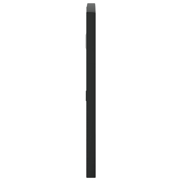 Schwarzer Wandspiegel Fidelia 60x30cm (Eisenbogen)