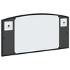Schwarzer Wandspiegel Fidelia 60x30cm (Eisenbogen)