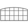 Schwarzer Wandspiegel Fidelia 80x40cm (Bogen Eisen)
