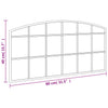 Schwarzer Wandspiegel Fidelia 80x40cm (Bogen Eisen)