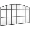 Schwarzer Wandspiegel Fidelia 100x60cm (Bogendesign Eisen)