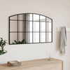 Schwarzer Wandspiegel Fidelia 100x60cm (Bogendesign Eisen)