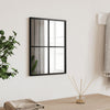Schwarzer Wandspiegel Puggioli 30x40cm (Rechteck Eisen)