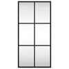 Schwarzer Wandspiegel Puggioli 30x60cm (Rechteck Eisen)