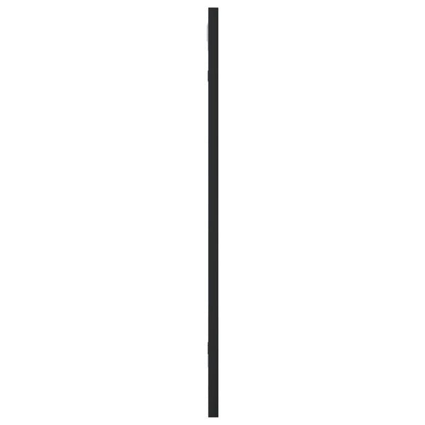 Schwarzer Wandspiegel Puggioli 30x60cm (Rechteck Eisen)