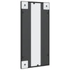 Schwarzer Wandspiegel Puggioli 30x60cm (Rechteck Eisen)