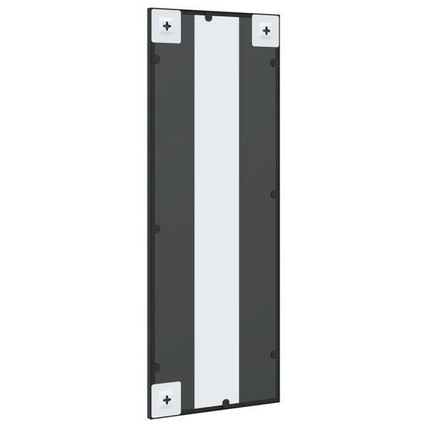 Schwarzer Wandspiegel Puggioli 30x80cm (Rechteck Eisen)