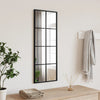 Schwarzer Wandspiegel Puggioli 30x80cm (Rechteck Eisen)
