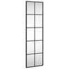 Schwarzer Wandspiegel Puggioli 30x100cm (Rechteck Eisen)