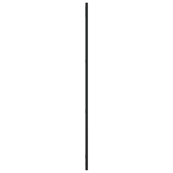 Schwarzer Wandspiegel Puggioli 30x100cm (Rechteck Eisen)