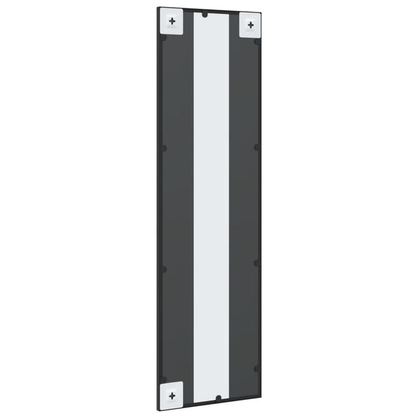 Schwarzer Wandspiegel Puggioli 30x100cm (Rechteck Eisen)