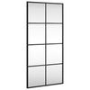 Schwarzer Wandspiegel Puggioli 40x80cm (Rechteck Eisen)