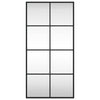 Schwarzer Wandspiegel Puggioli 40x80cm (Rechteck Eisen)