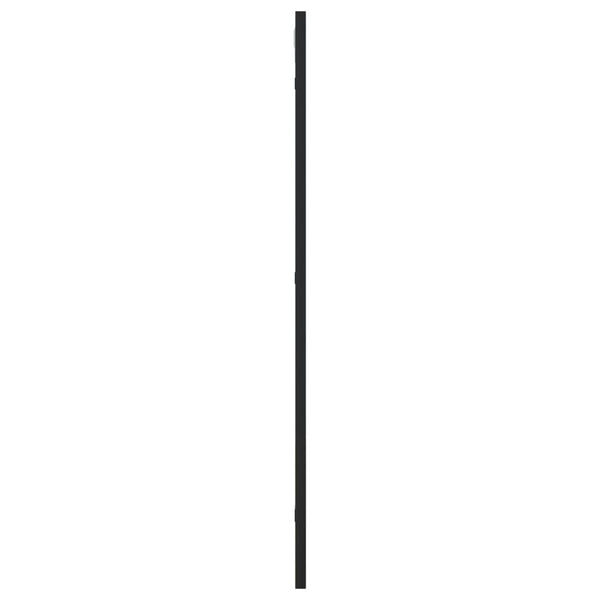 Schwarzer Wandspiegel Puggioli 40x80cm (Rechteck Eisen)