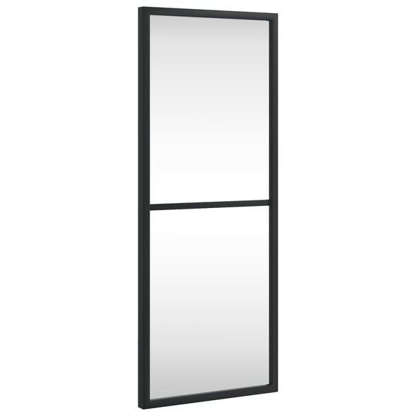 Wandspiegel Puggioli 20x50cm Schwarz (Rechteck Eisen)