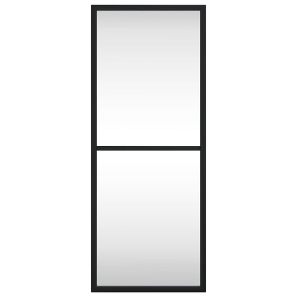 Wandspiegel Puggioli 20x50cm Schwarz (Rechteck Eisen)