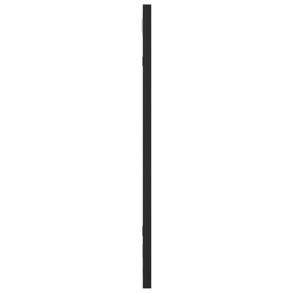 Wandspiegel Puggioli 20x50cm Schwarz (Rechteck Eisen)