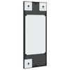 Wandspiegel Puggioli 20x50cm Schwarz (Rechteck Eisen)
