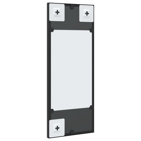 Wandspiegel Puggioli 20x50cm Schwarz (Rechteck Eisen)
