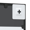 Wandspiegel Puggioli 20x50cm Schwarz (Rechteck Eisen)