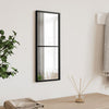 Wandspiegel Puggioli 20x50cm Schwarz (Rechteck Eisen)
