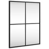 Schwarzer Wandspiegel Puggioli 40x50cm (rechteckig, Eisen)