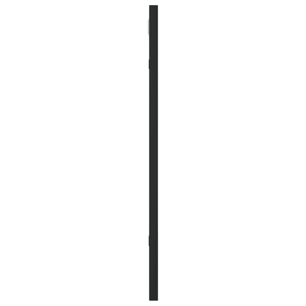 Schwarzer Wandspiegel Puggioli 40x50cm (rechteckig, Eisen)