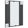Schwarzer Wandspiegel Puggioli 40x50cm (rechteckig, Eisen)