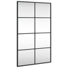 Schwarzer Wandspiegel Puggioli 50x80cm (Rechteck Eisen)