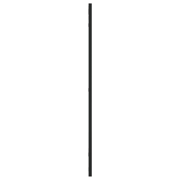 Schwarzer Wandspiegel Puggioli 50x80cm (Rechteck Eisen)