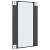 Schwarzer Wandspiegel Puggioli 50x80cm (Rechteck Eisen)