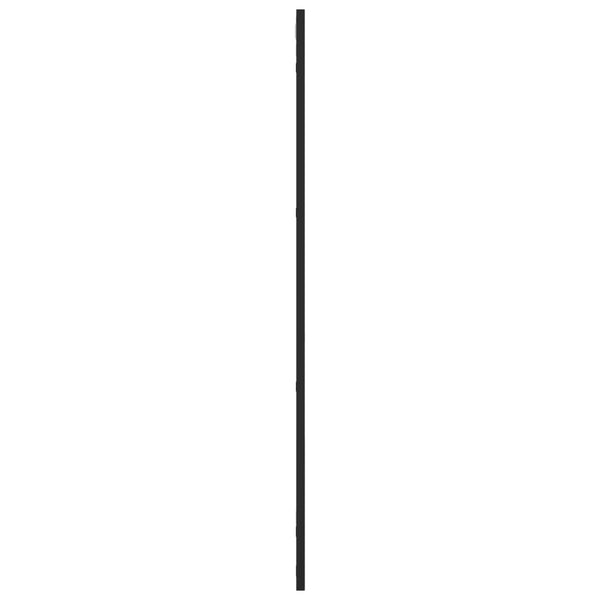 Schwarzer Wandspiegel Puggioli 50x100cm (rechteckig, Eisen)
