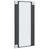 Schwarzer Wandspiegel Puggioli 50x100cm (rechteckig, Eisen)