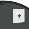 Schwarzer Wandspiegel Berena 60x30cm (Eisenbogen)