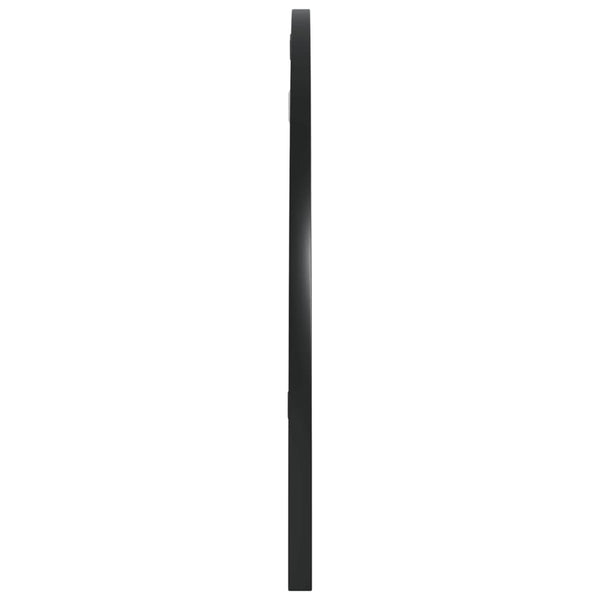 Schwarzer Wandspiegel Berena 80x40cm (Bogen Eisen)