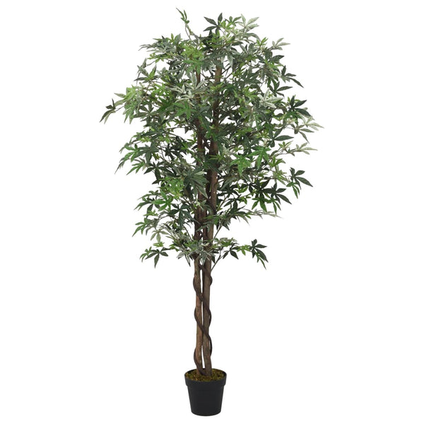 Künstliche grüne Ahorn-Pflanze Ilario 150cm (504 Blätter)