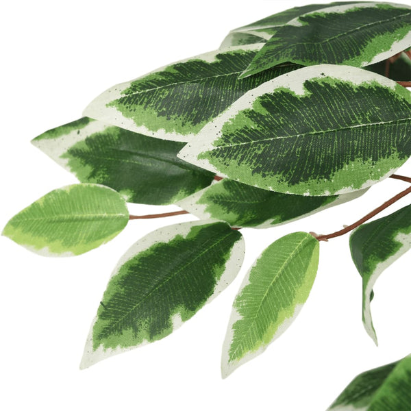 Grüne Kunstpflanze Ficus Anola 80cm (378 Blätter)