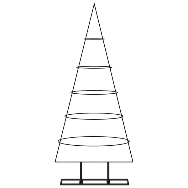 Schwarzer dekorativer Weihnachtsbaum Mirelia 125cm