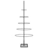 Schwarzer dekorativer Weihnachtsbaum Mirelia 125cm