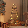 Schwarzer dekorativer Weihnachtsbaum Koroli aus Metall 125cm