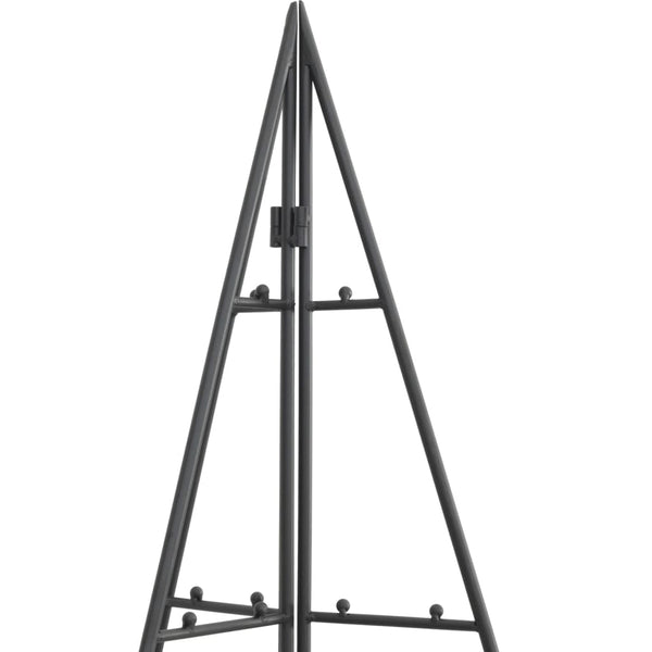 Musta metallinen koristejoulukuusi Bombita 180cm